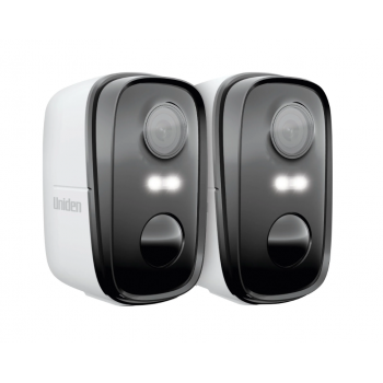 X2K-2 Uniden App Cam Solo Outdoor Wirefree Security Camera Twin Pack 